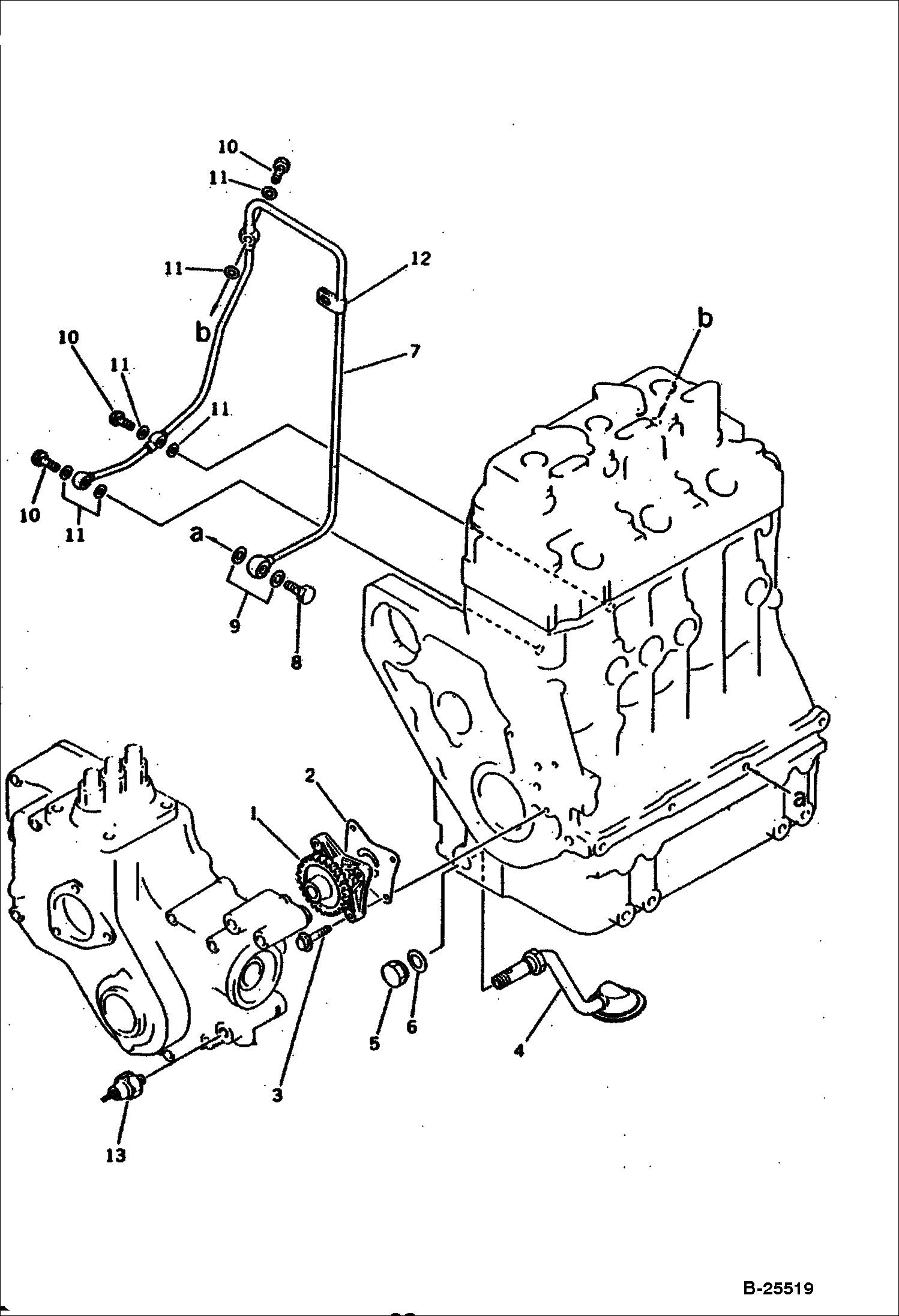 НАСОС ДЛЯ СМАЗОЧНОГО МАСЛА И ТРУБОПРОВОД