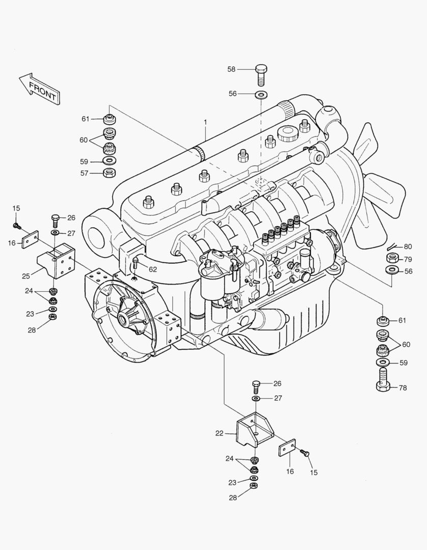 МОНТАЖ ДВИГАТЕЛЯ