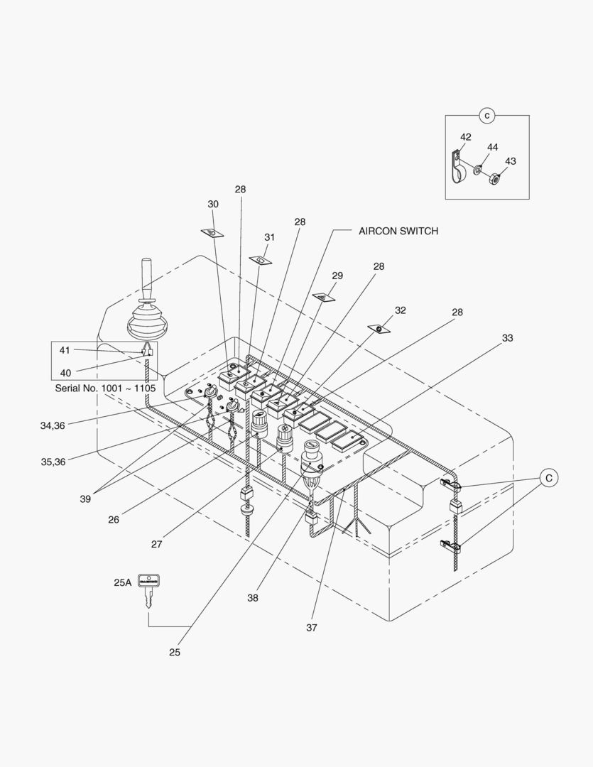 ЭЛЕКТРИЧЕСКИЕ ЗАПЧАСТИ(3)-КОРОБКА ПЕРЕКЛЮЧАТЕЛЕЙ