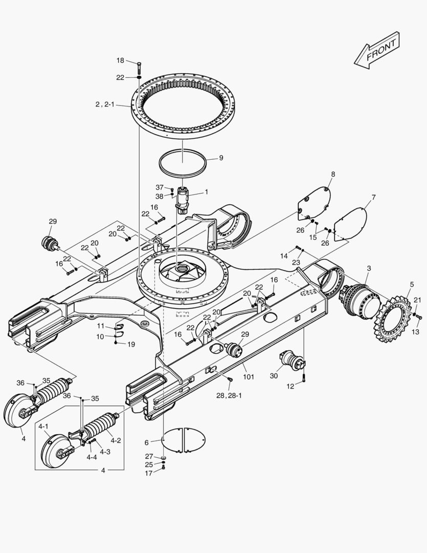 ГУСЕНИЦЫ В СБОРЕ - ЗАФИКСИРОВАННЫЕ