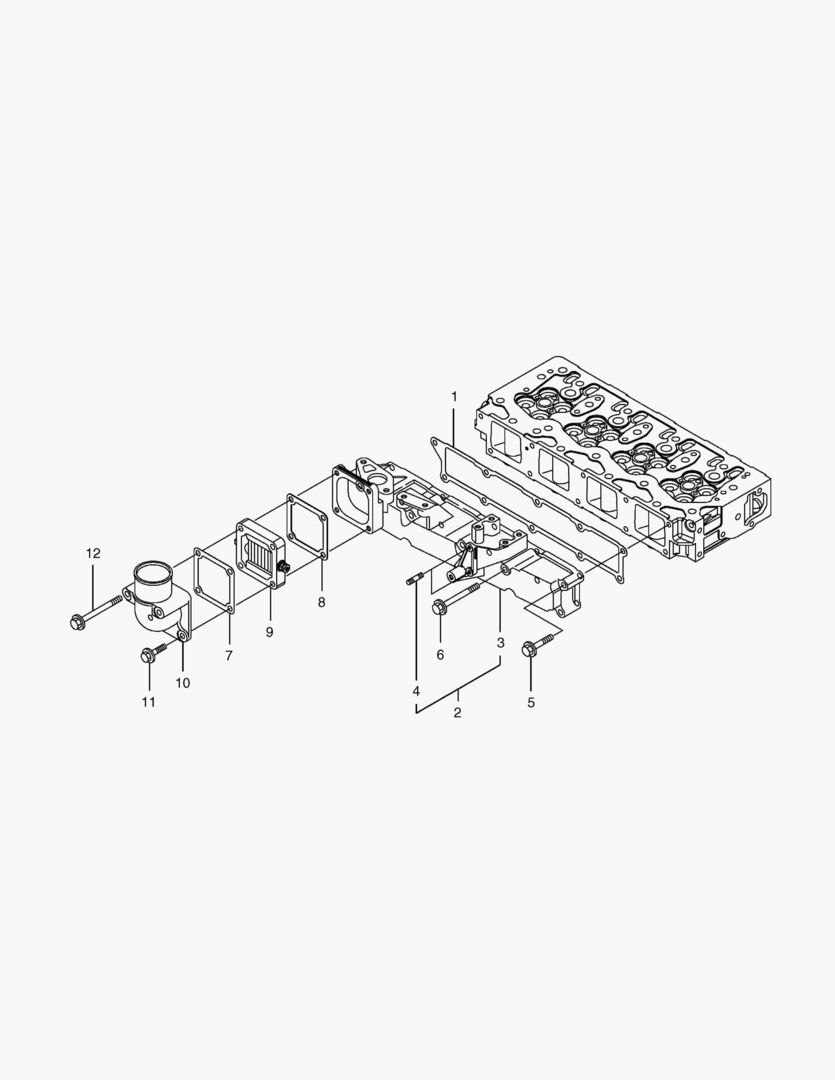 Спецтехника 015 INTAKE MANIFOLD