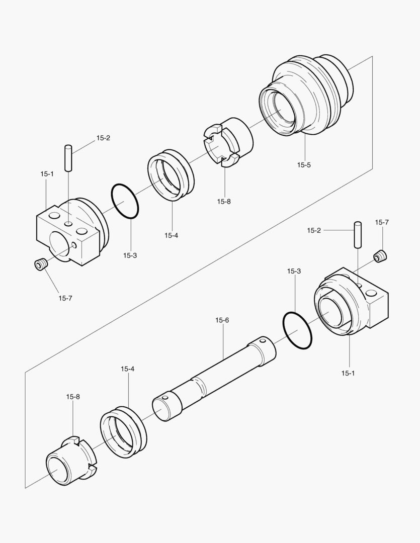 НИЖНИЙ ПОДШИПНИК-RUB-ГУСЕНИЧНЫЙ ХОД