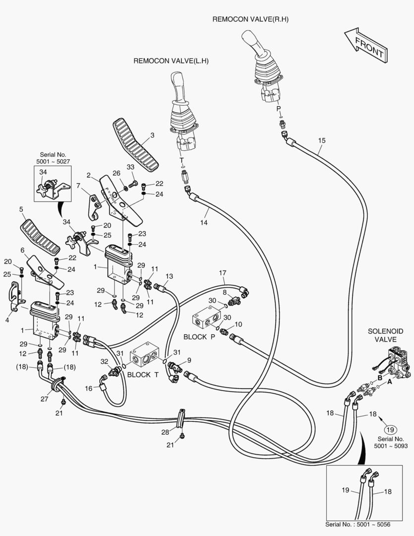 ТРУБОПРОВОД СЕРВОУПРАВЛЕНИЯ - 2 ПУТИ + ВРАЩАЮЩИЙСЯ