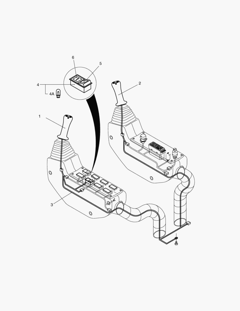КЛАПАН ДЖОЙСТИКА В СБОРЕ-3 ВКЛЮЧАТЕЛЯ