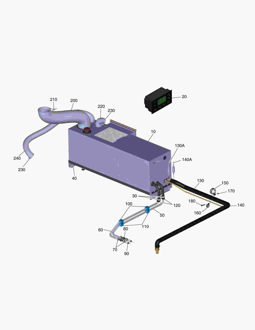 Схема G380-4 AIR CONDITION - INSIDE CAB