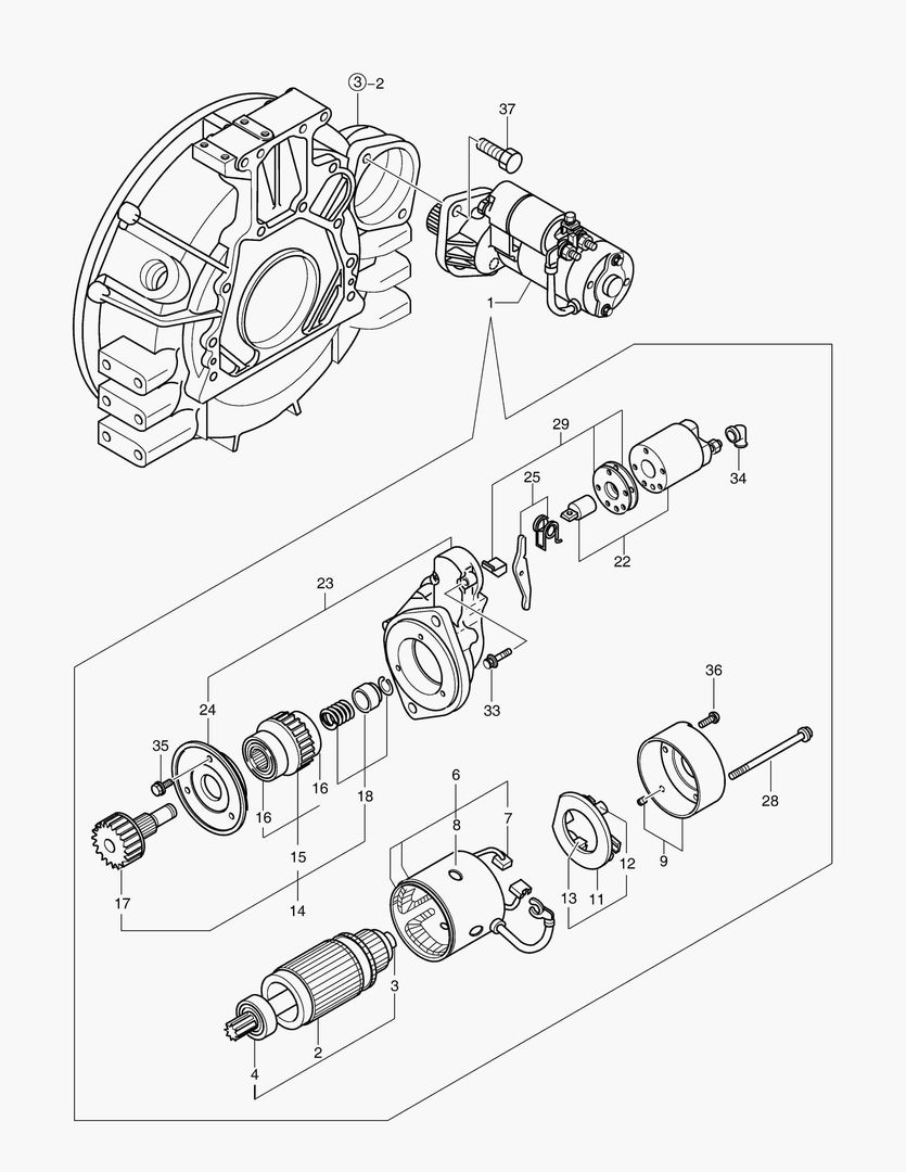 ПУСКОВОЙ ДВИГАТЕЛЬ