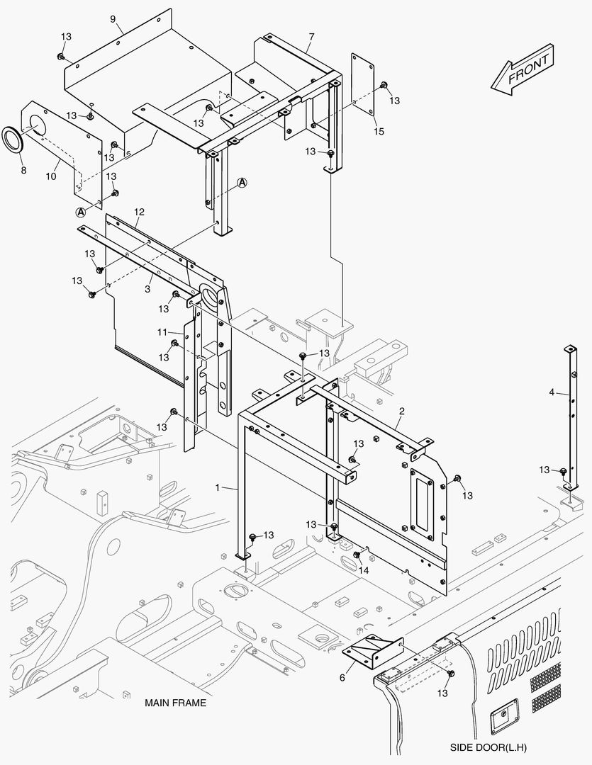 1740 SUPPORT & BAFFLE