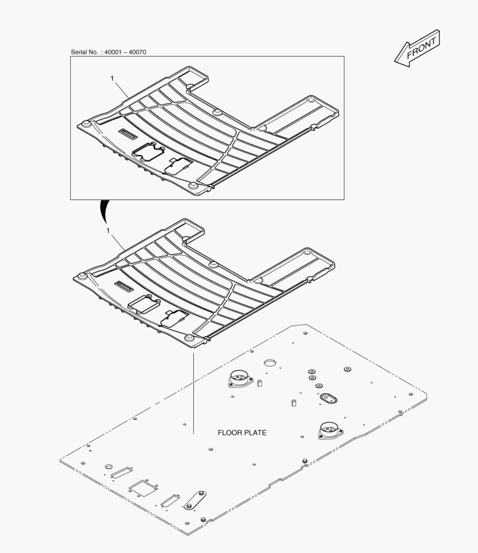 КОВРИК НА ПОЛУ КУЗОВА - ВРАЩАЮЩИЙСЯ