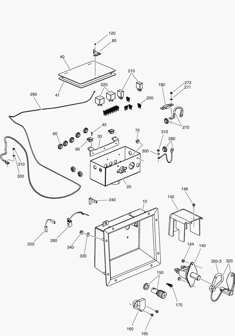 Схема G210-30 POWER MODUL L.H FENDER