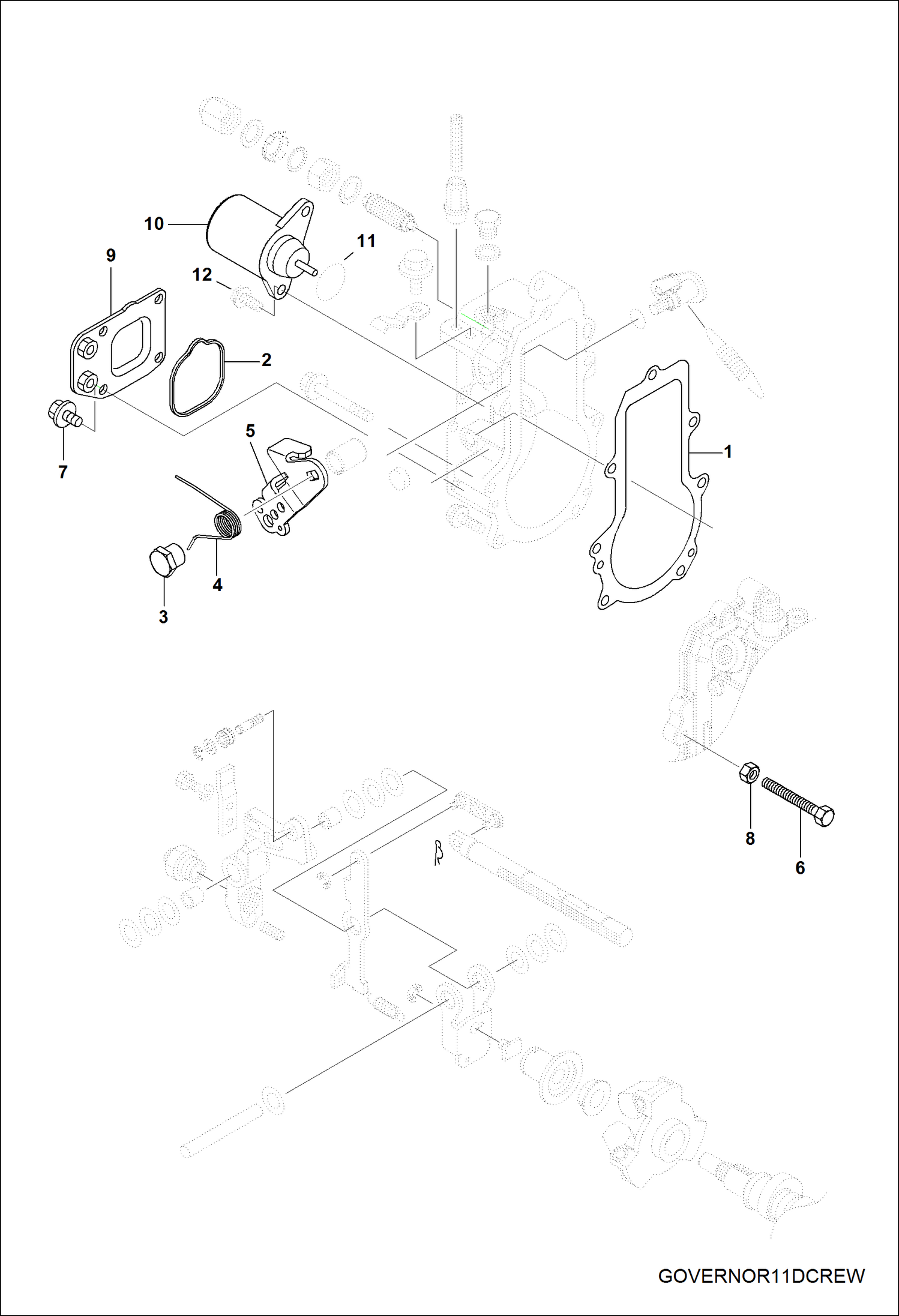 ДВИГАТЕЛЬ, РЕГУЛЯТОРА ОБОРОТОВ