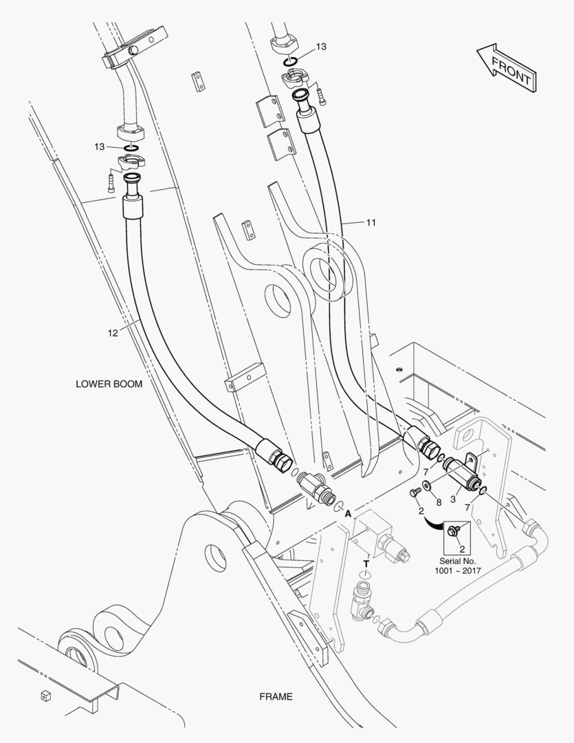 ТРУБОПРОВОД - СТРЕЛА С ИЗМЕНЯЕМОЙ ГЕОМЕТРИЕЙ
