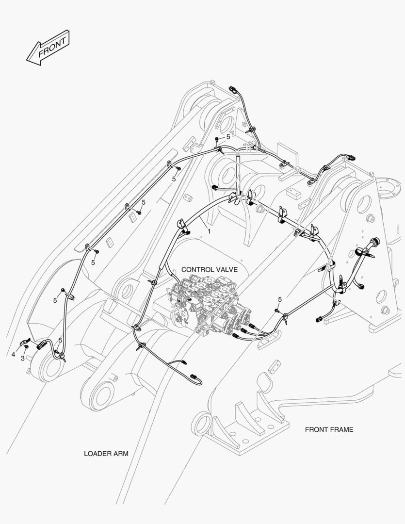 Схема ЭЛЕКТРИЧЕСКИЕ ЗАПЧАСТИ - ФРОНТАЛЬНЫЙ(ЭЛЕКТРИКА)