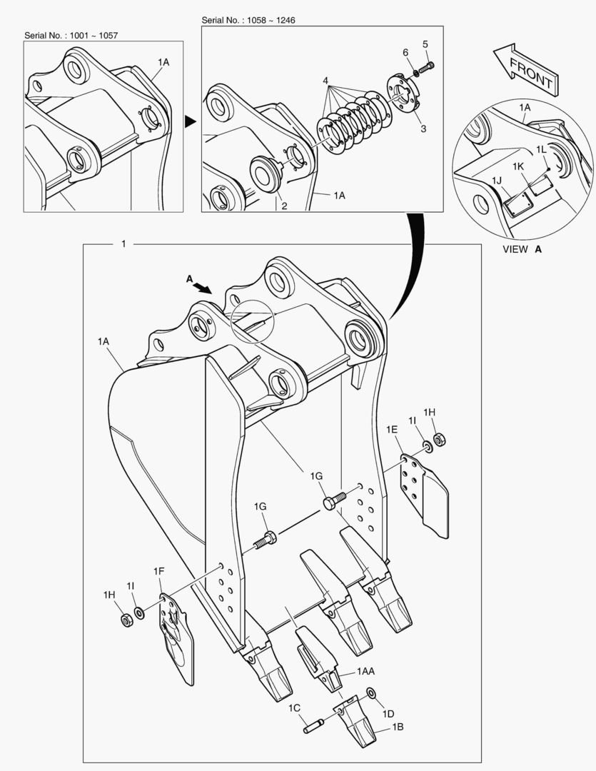6900 BUCKET ASS`Y - 0.8mВі