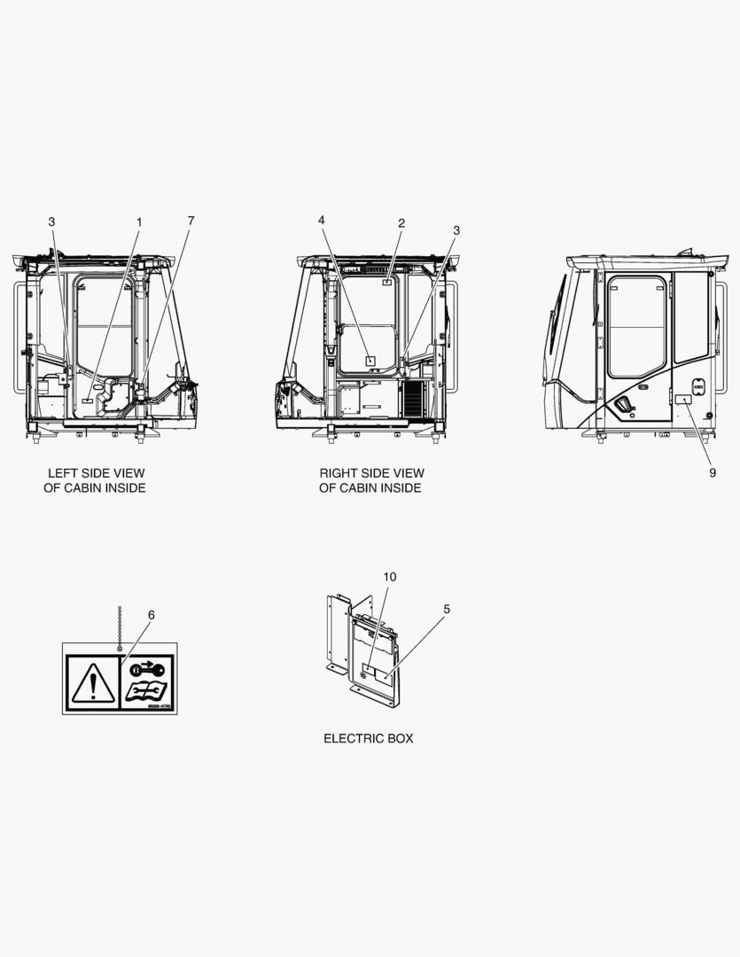 4250 DECAL - CABIN(EUROPE) [10001~10058]