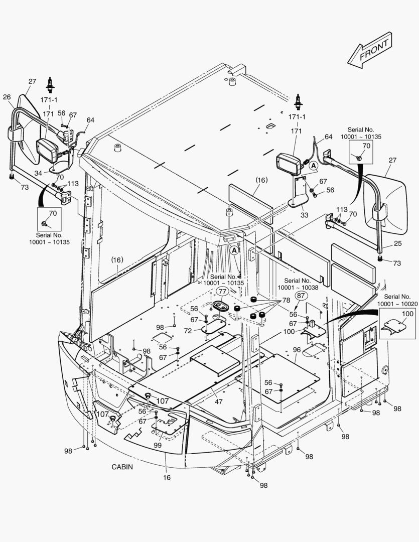 1430 CABIN(2) - BODY