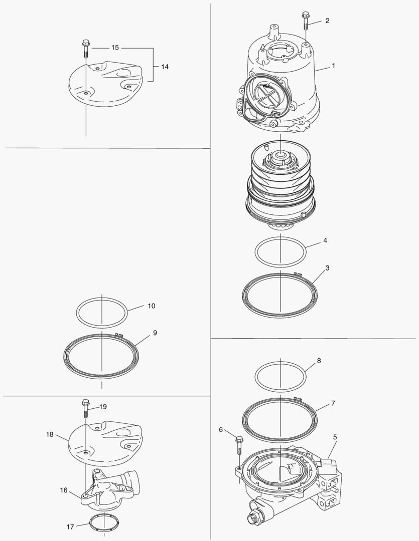 G010-270 SEAL KIT, OIL MIST SEPARATOR