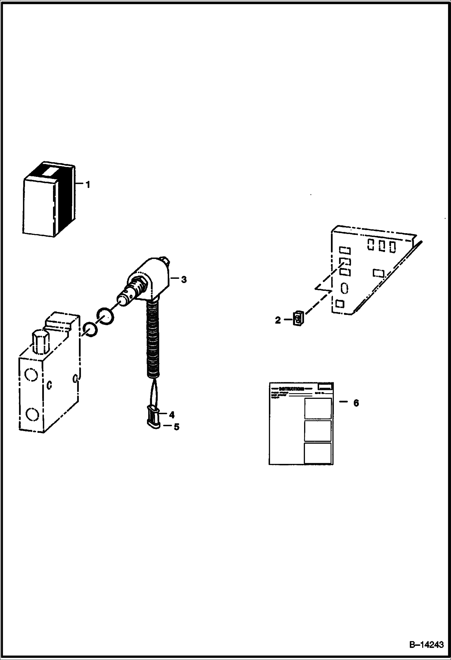 КОМПЛЕКТ ПЕРЕКЛЮЧАТЕЛЕЙ ПОЗИЦИИ ОТКРЫТО-ЗАКРЫТО КОВША
