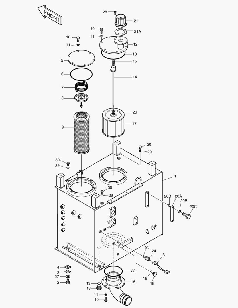 РЕЗЕРВУАР ДЛЯ МАСЛА