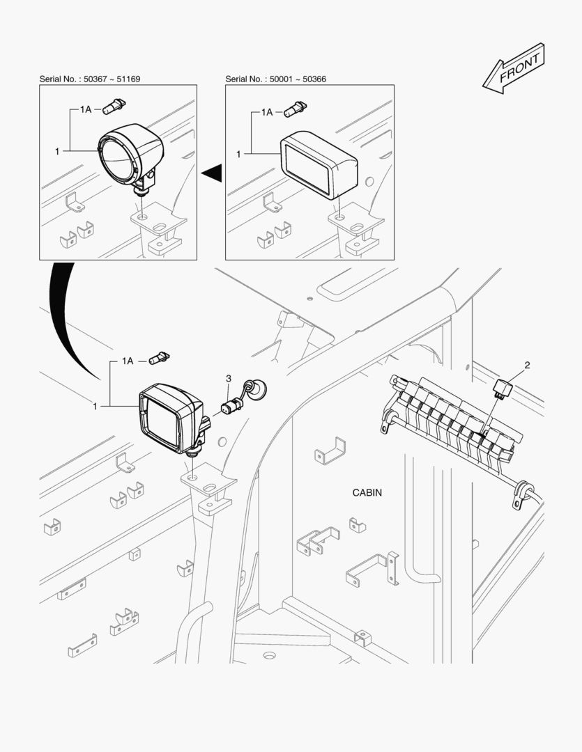 ЛАМПА В КАБИНЕ