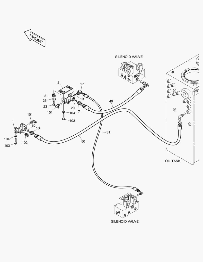 ТРУБОПРОВОД СЕРВОУПРАВЛЕНИЯ(13)