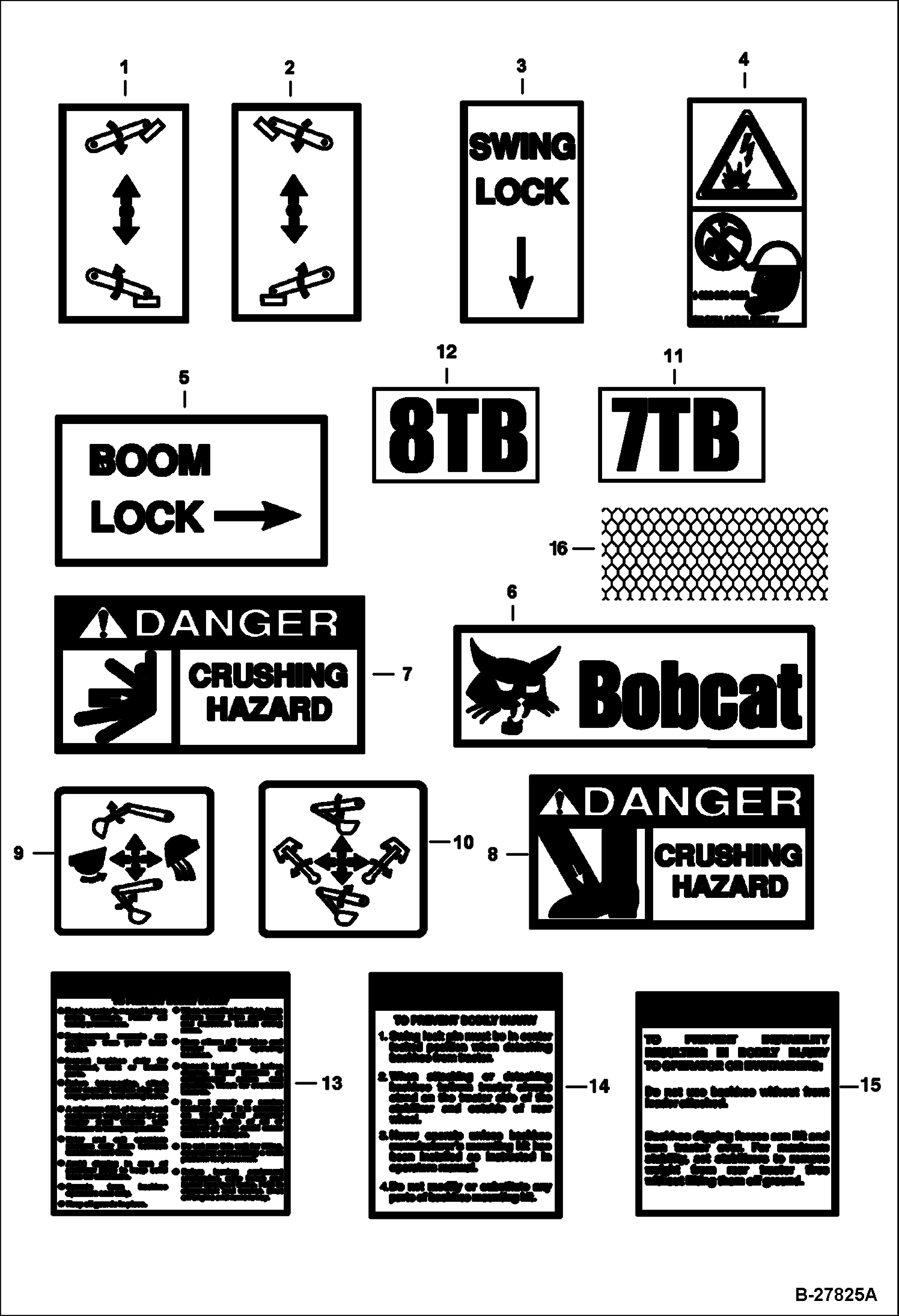 8TB (ПРЕДУПРЕЖДАЮЩИЕ ТАБЛИЧКИ)