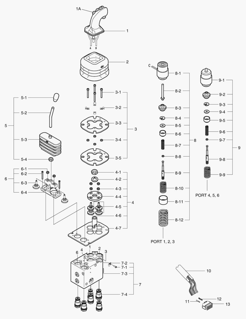 3440 REMOTE CONTROL VALVE-FNR [3001~3007]