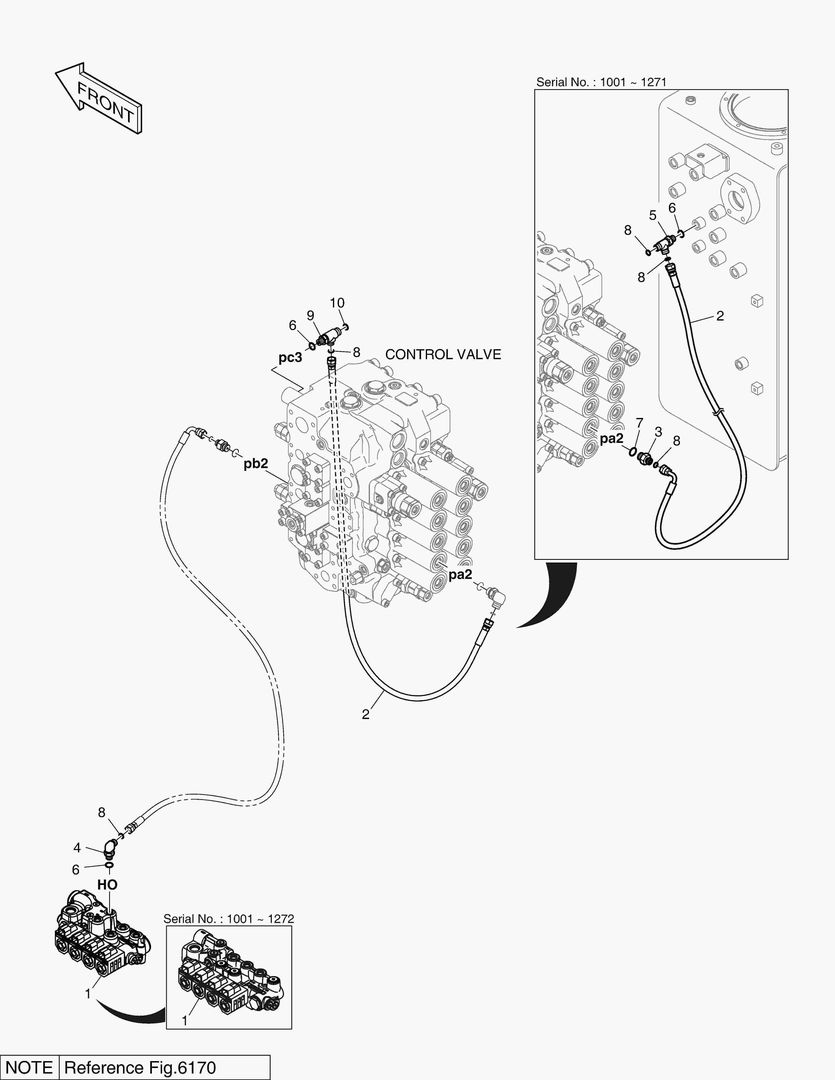 ТРУБОПРОВОД СЕРВОУПРАВЛЕНИЯ - ОДИН ПУТЬ