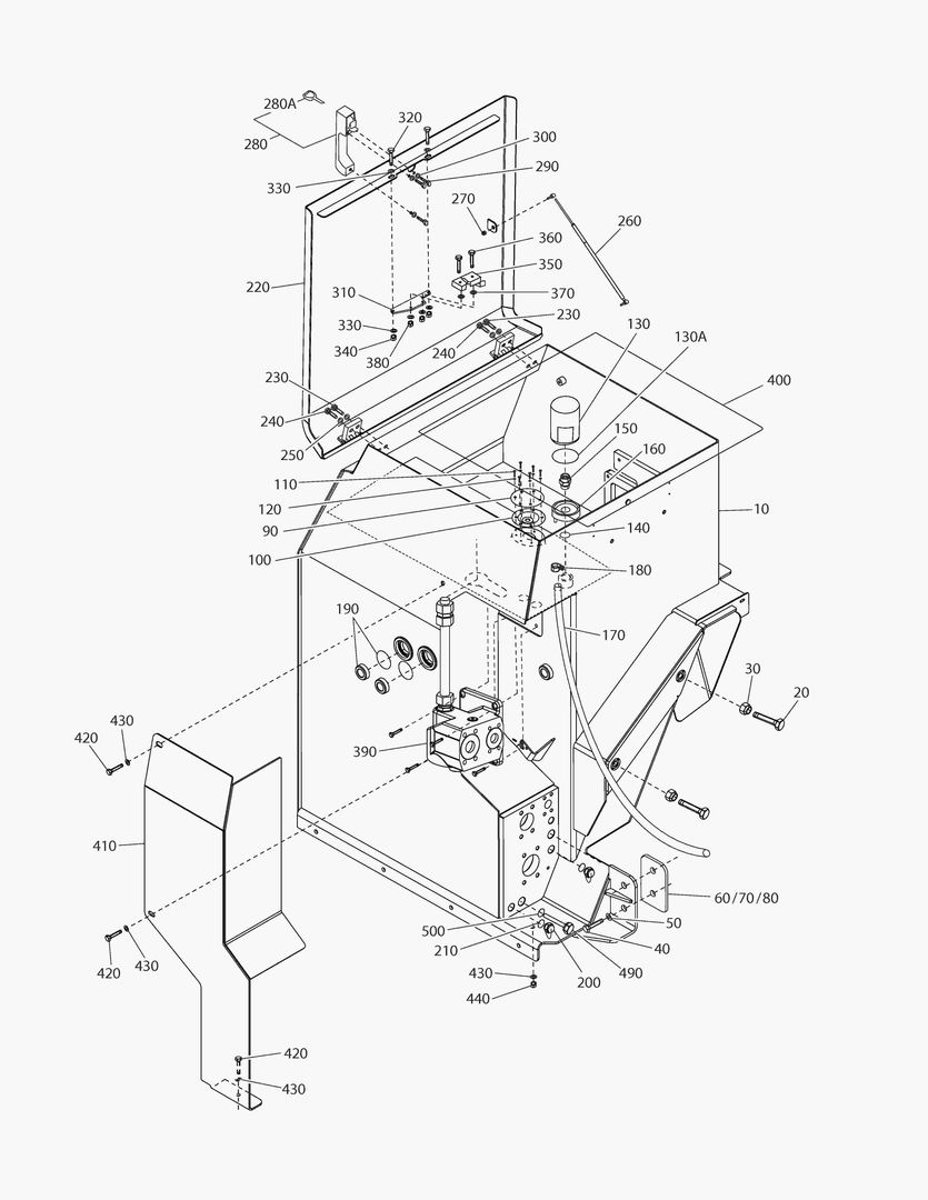 Спецтехника G200-4 HYDRAULIC TANK