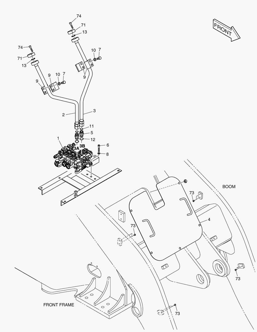 РЕКУЛИРУЮЩИЙ КЛАПАН ТРУБОПРОВОДА - 3-Й КАТУШКИ