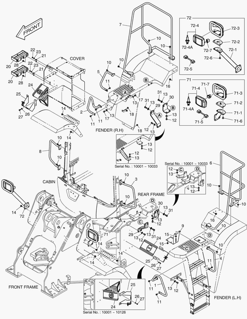 1590 FENDER & LADDER