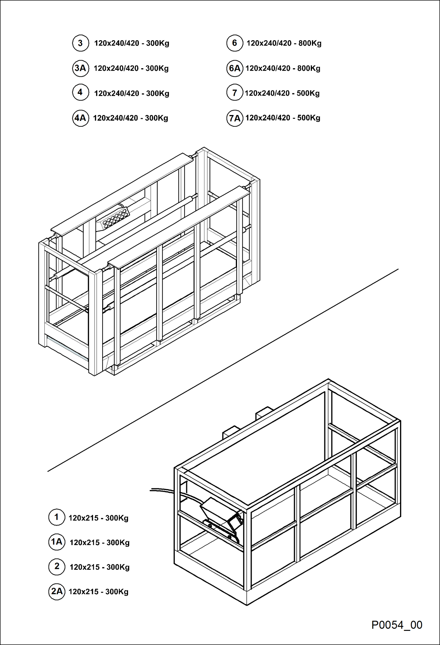 ПЕРЕДНЯЯ ПЛАТФОРМА ОПЕРАТОРА (BUD6300 - BUD6309)