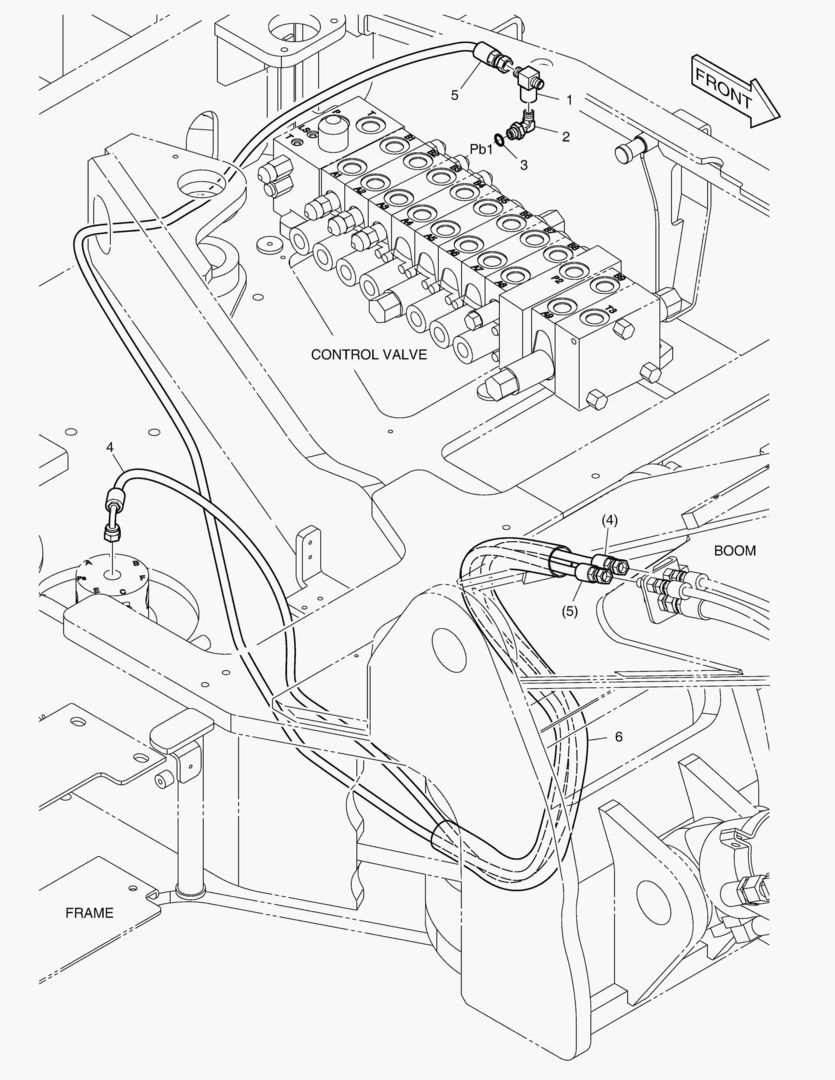 ТРУБОПРОВОД СЕРВОУПРАВЛЕНИЯ - ГИДРОЗАМОК