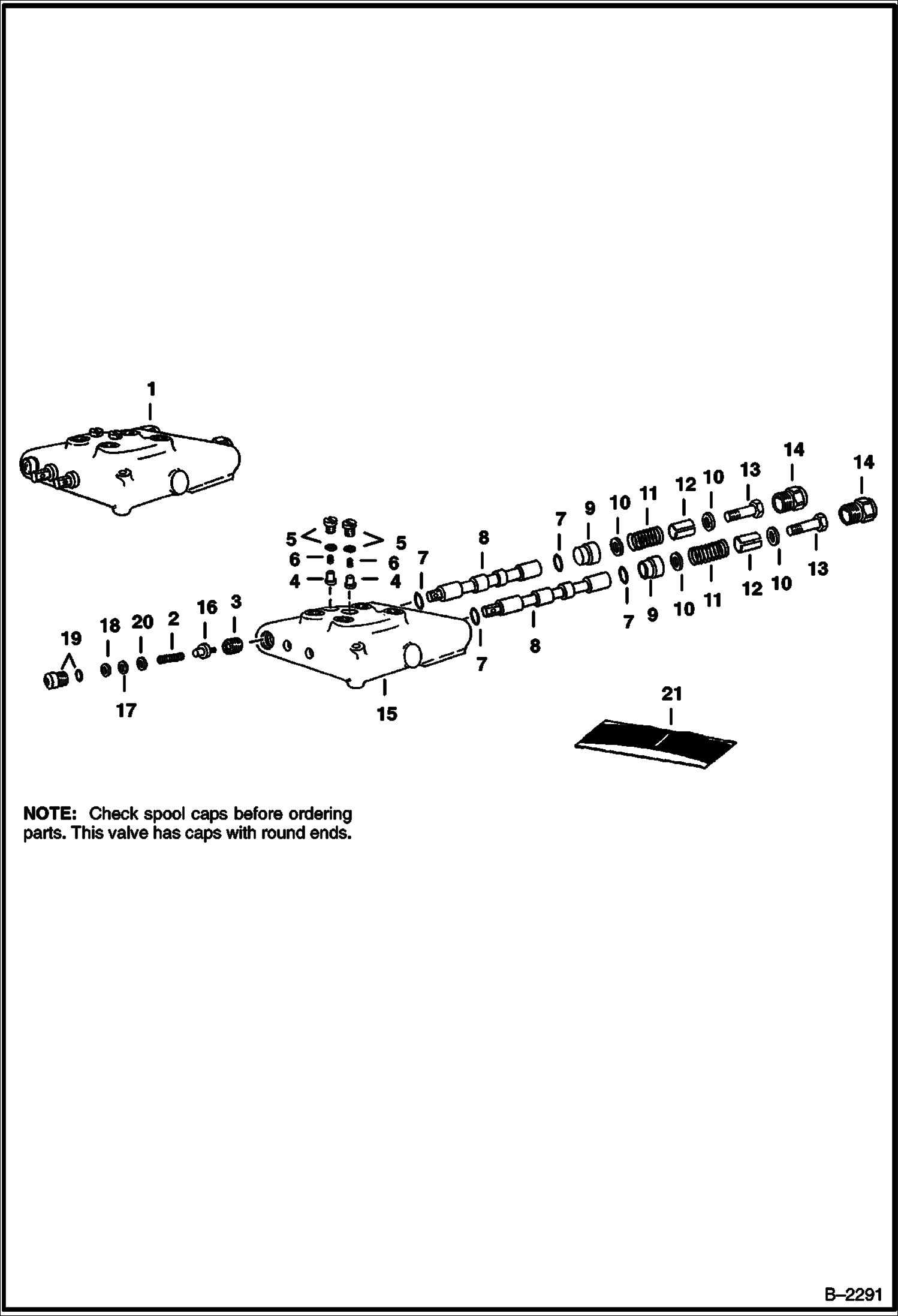 ЭКСКАВАТОР-ПОГРУЗЧИК (ГИДРАВЛИЧЕСКИЙ КЛАПАН) (CESSNA 30922-AJ) (905) (905A) (905B)