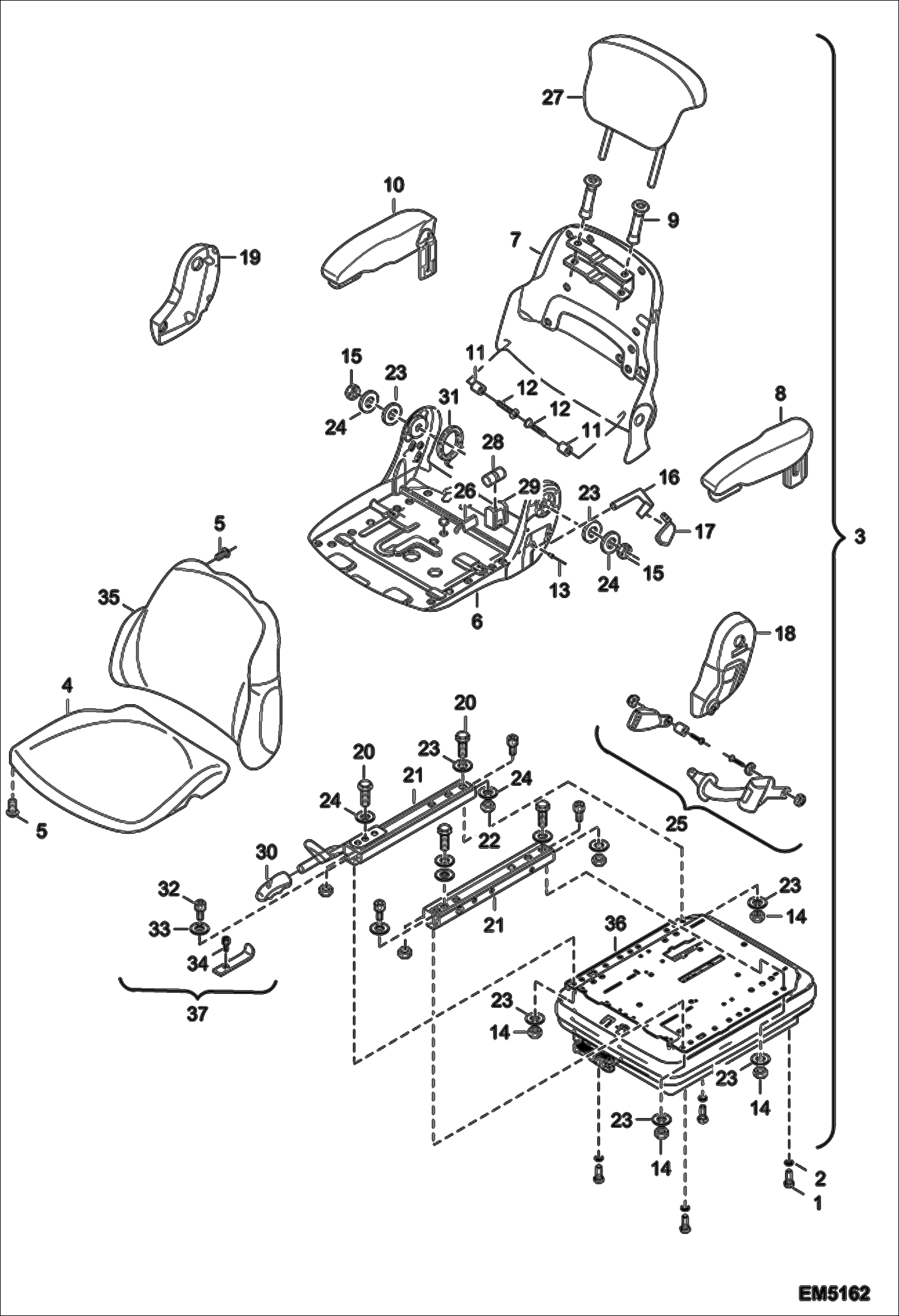 СИДЕНЬЕ (#6909060) (A8HK11001 И ВЫШЕ)