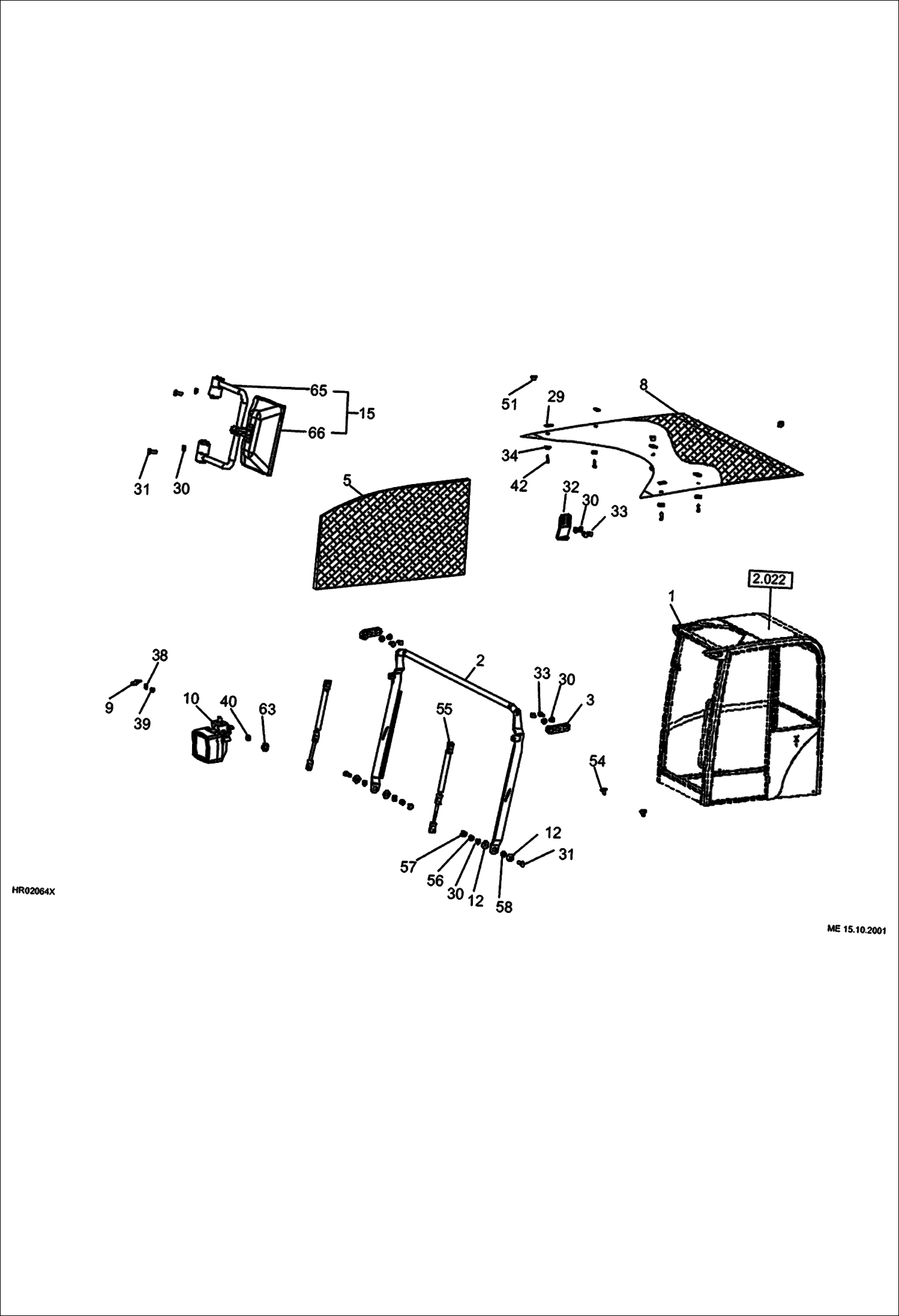 КАБИНА ОПЕРАТОРА С УПЛОТНЕНИЕМ - ОБОРУДОВАНИЕ 2