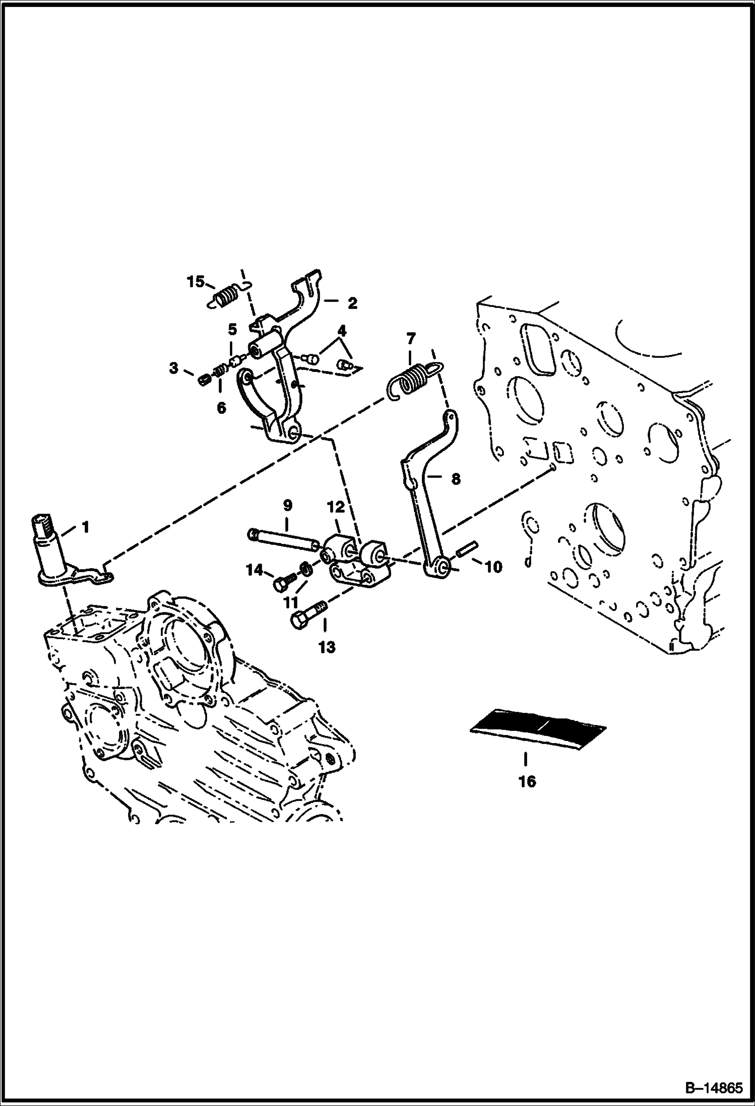 Схема РЕГУЛЯТОР ОБОРОТОВ (KUBOTA D722)