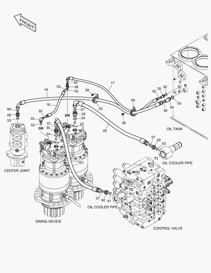 ТУБОПРОВОД МАСЛЯНОГО РАДИАТОРА(3)