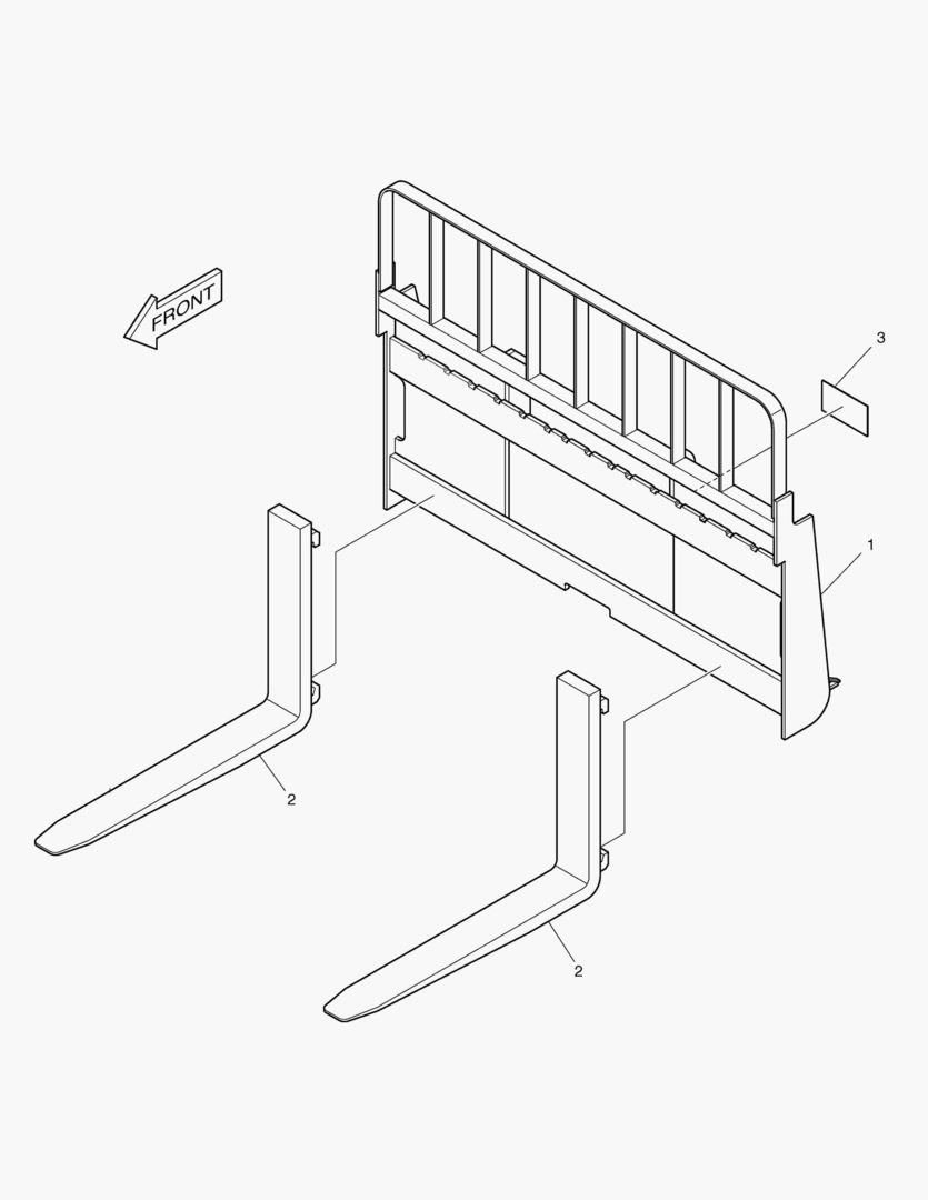 Спецтехника 6300 PALLET FORK - главное фото