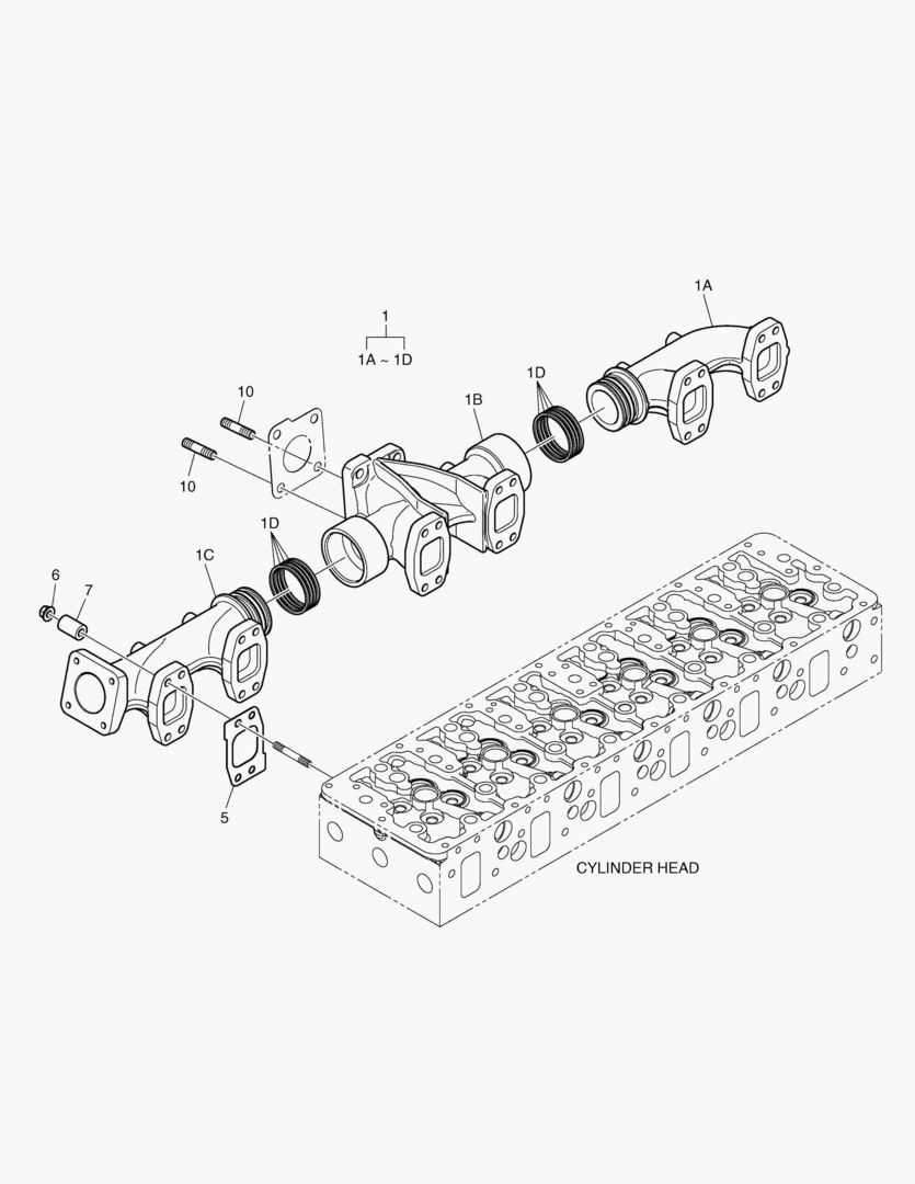 027 EXHAUST MANIFOLD
