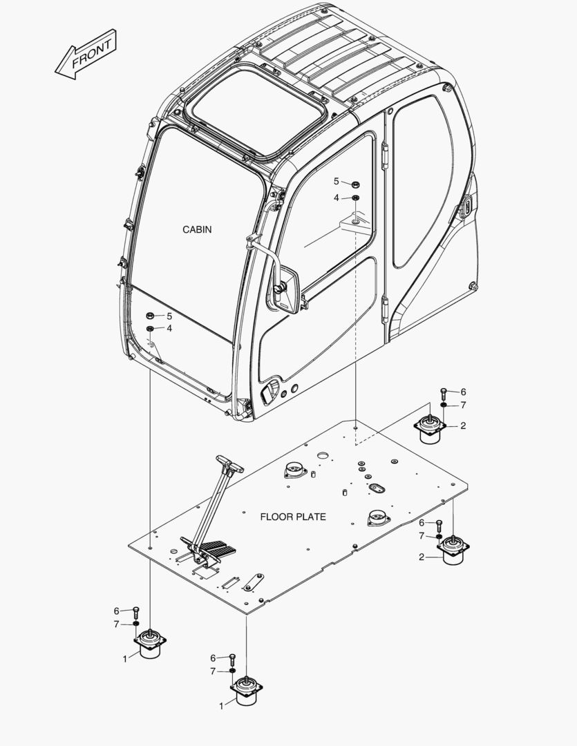 УСТАНОВКА КАБИНЫ