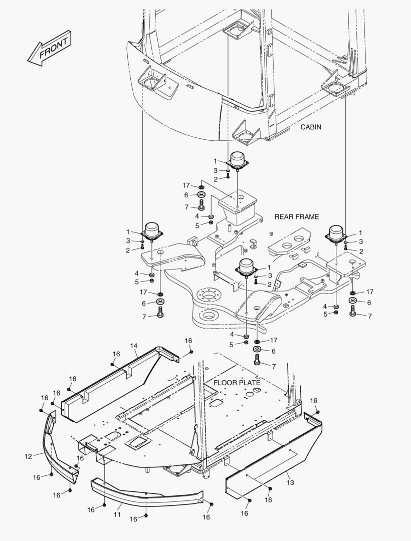 УСТАНОВКА КАБИНЫ