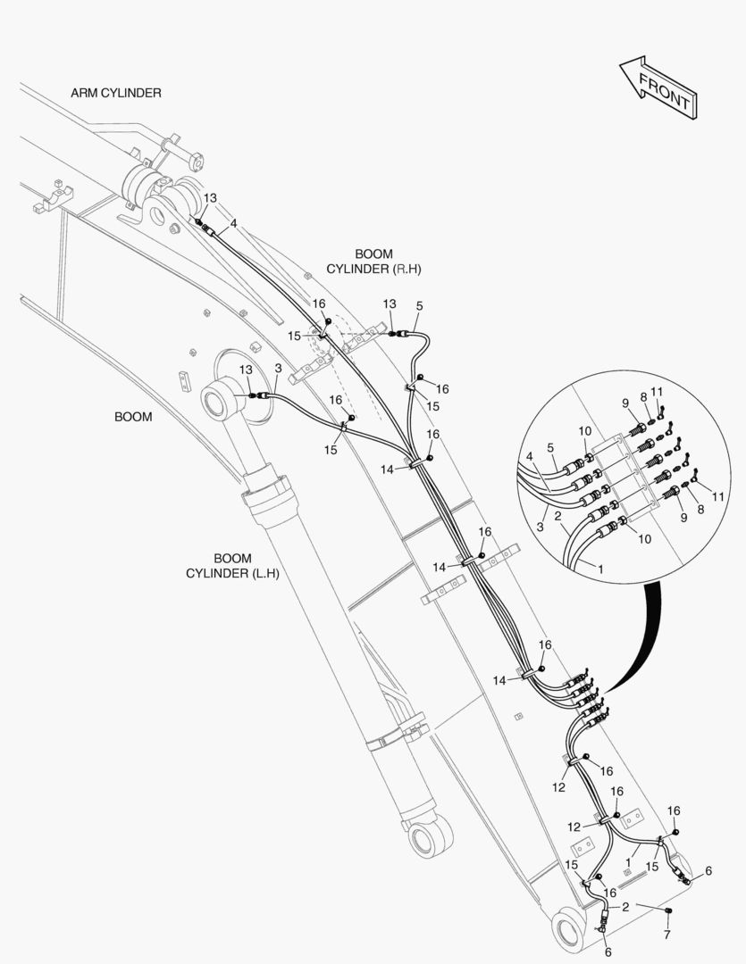 ТРУБОПРОВОД СМАЗОЧНОЙ СИСТЕМЫ - СТРЕЛА