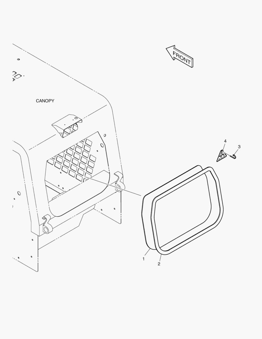 Спецтехника ЗАДНЕЕ ОКНО от Globus Machinery