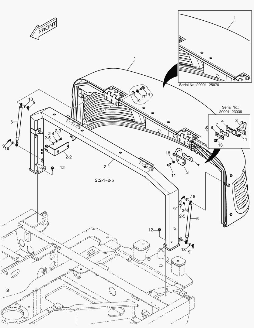 1460 UPPER COVER ASS`Y- BONNET