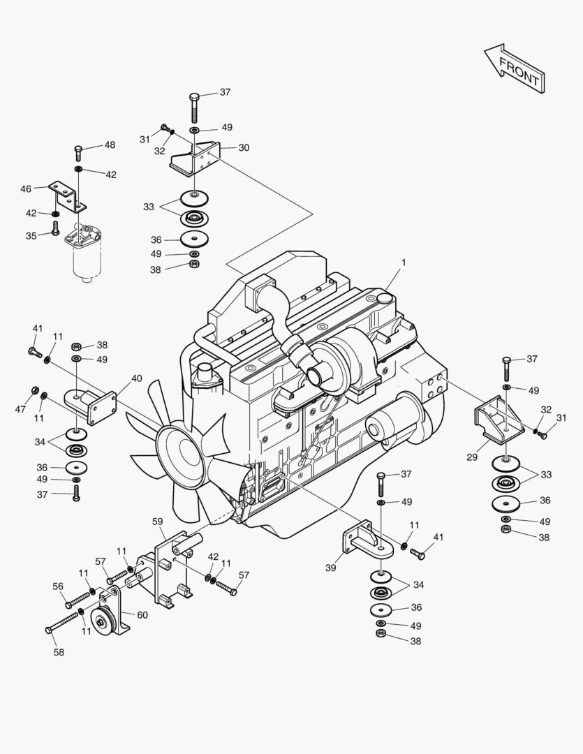 МОНТАЖ ДВИГАТЕЛЯ