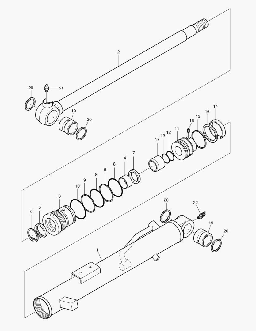 ЦИЛИНДР РУКОЯТИ - ГИДРОЗАМОК