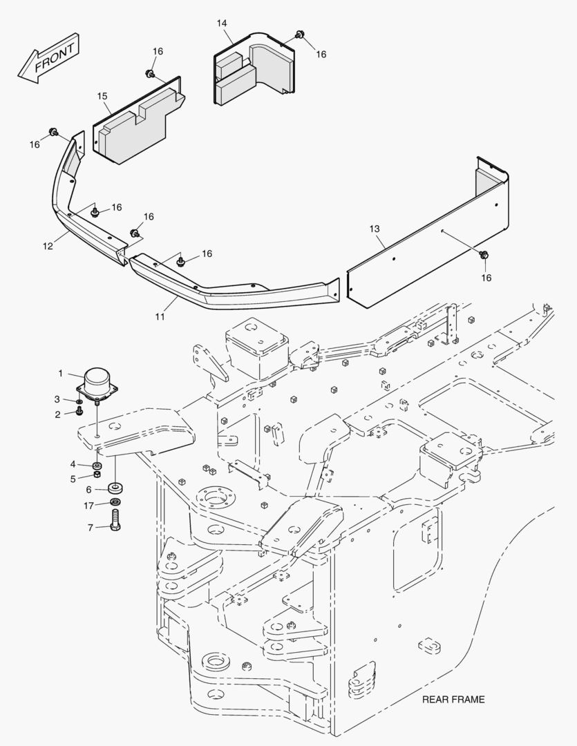 Спецтехника 1251 CABIN MOUNTING [5761~] - главное фото