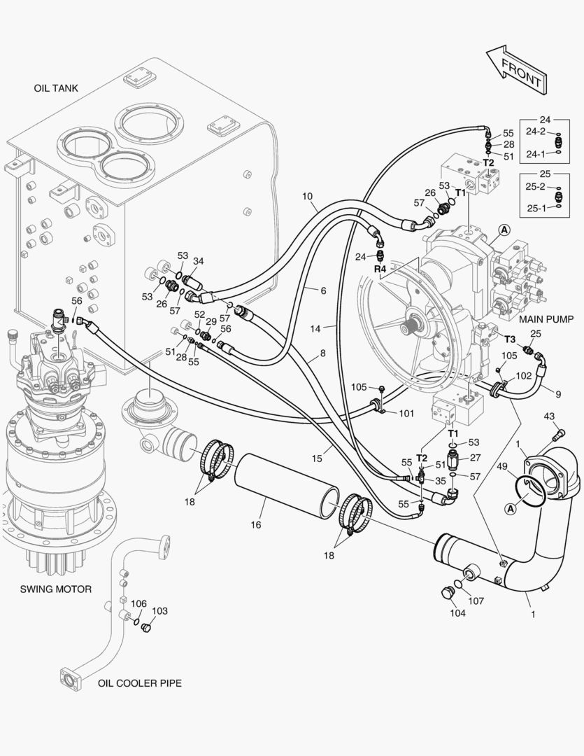 ТУБОПРОВОД МАСЛЯНОГО РАДИАТОРА(1)
