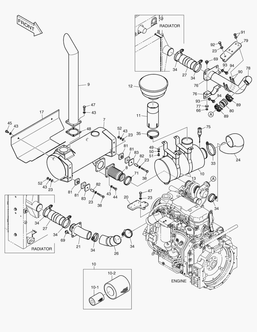 1120 MUFFLER & AIR CLEANER