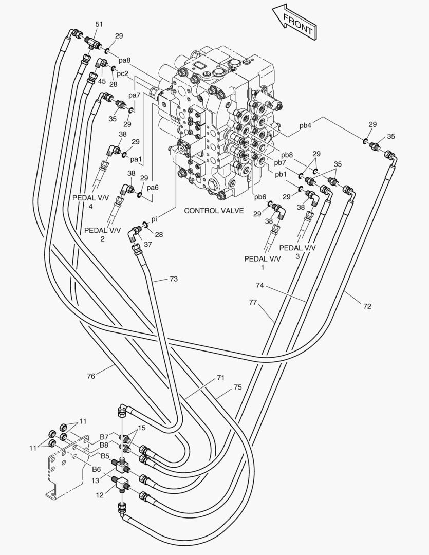 ТРУБОПРОВОД СЕРВОУПРАВЛЕНИЯ(4)